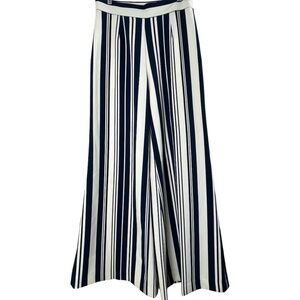 LENA GABRIELLE - Wide Leg Pants in Blue and White Stripes Size 4